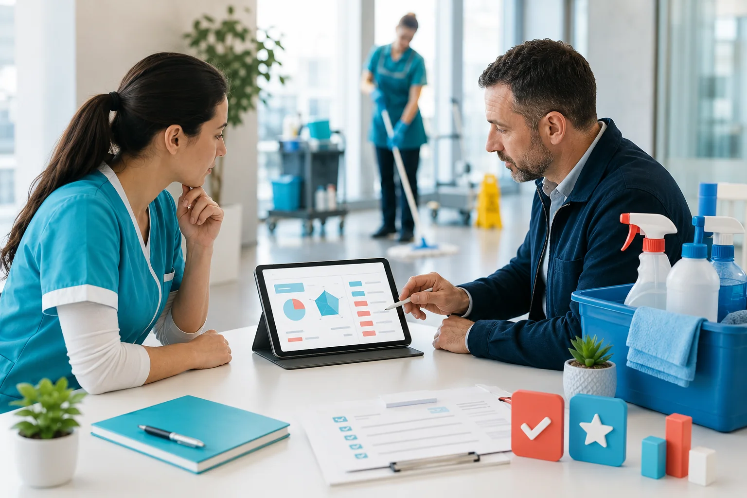 Illustration de l'article Comment analyser les critères de notation d’un marché de nettoyage ?