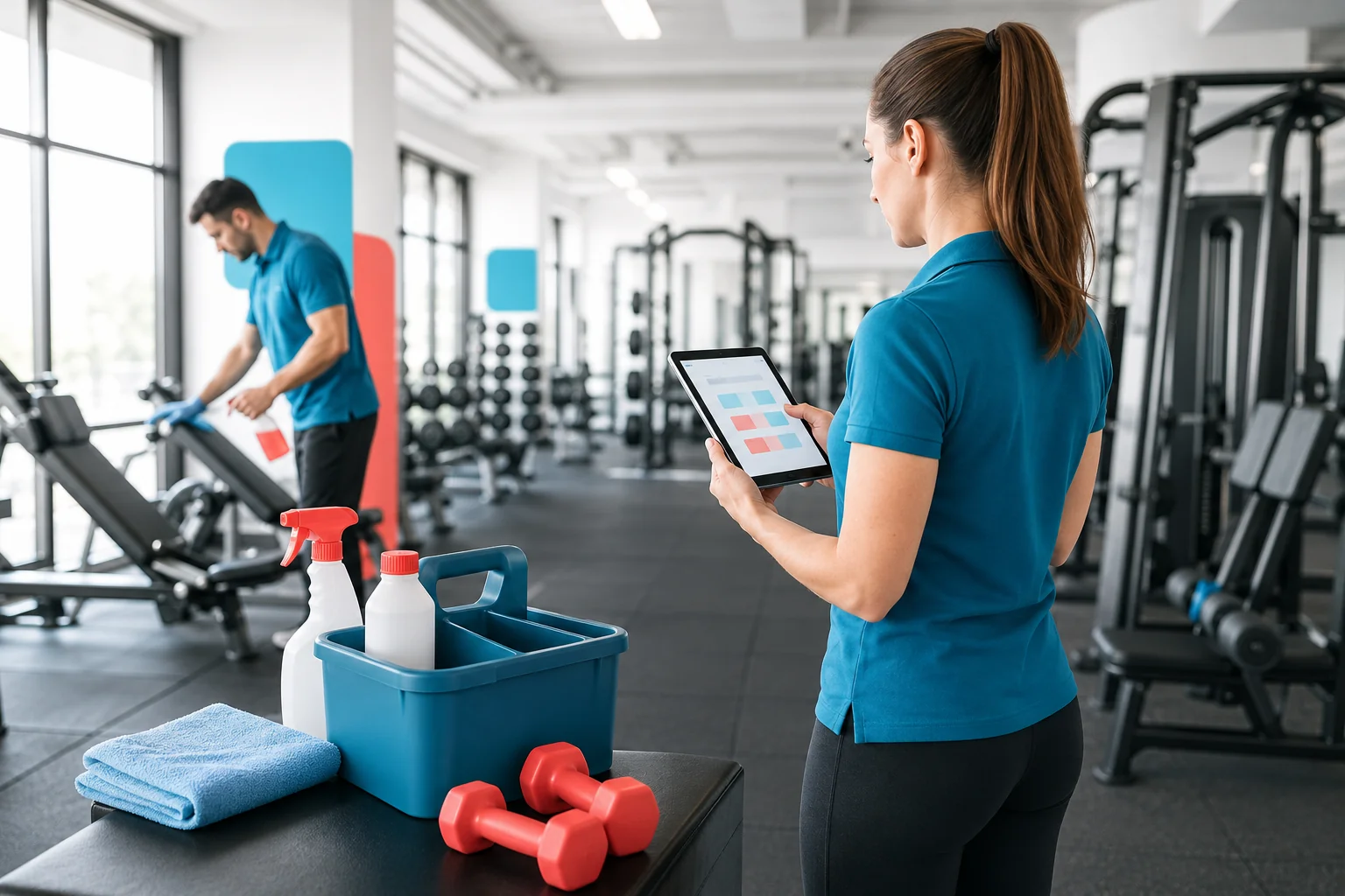 Illustration de l'article Comment organiser le nettoyage d’une salle de sport ?