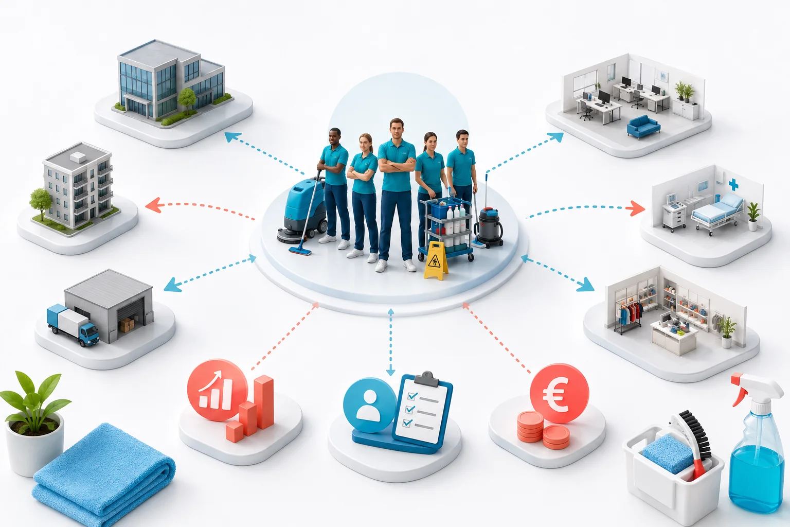 Illustration de l'article Comment développer une entreprise de nettoyage ?