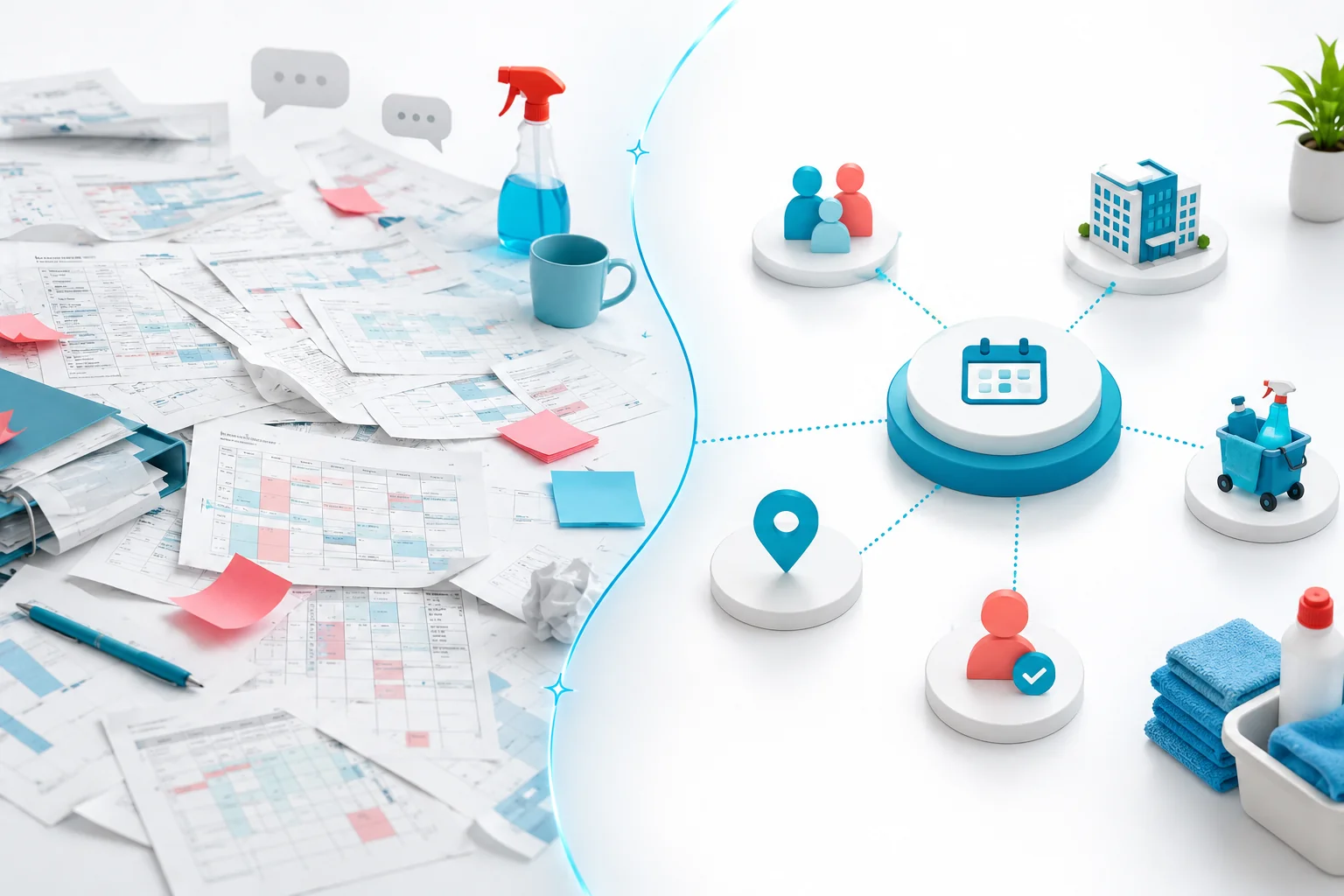 Illustration de l'article Comment remplacer Excel et WhatsApp dans une entreprise de nettoyage ?