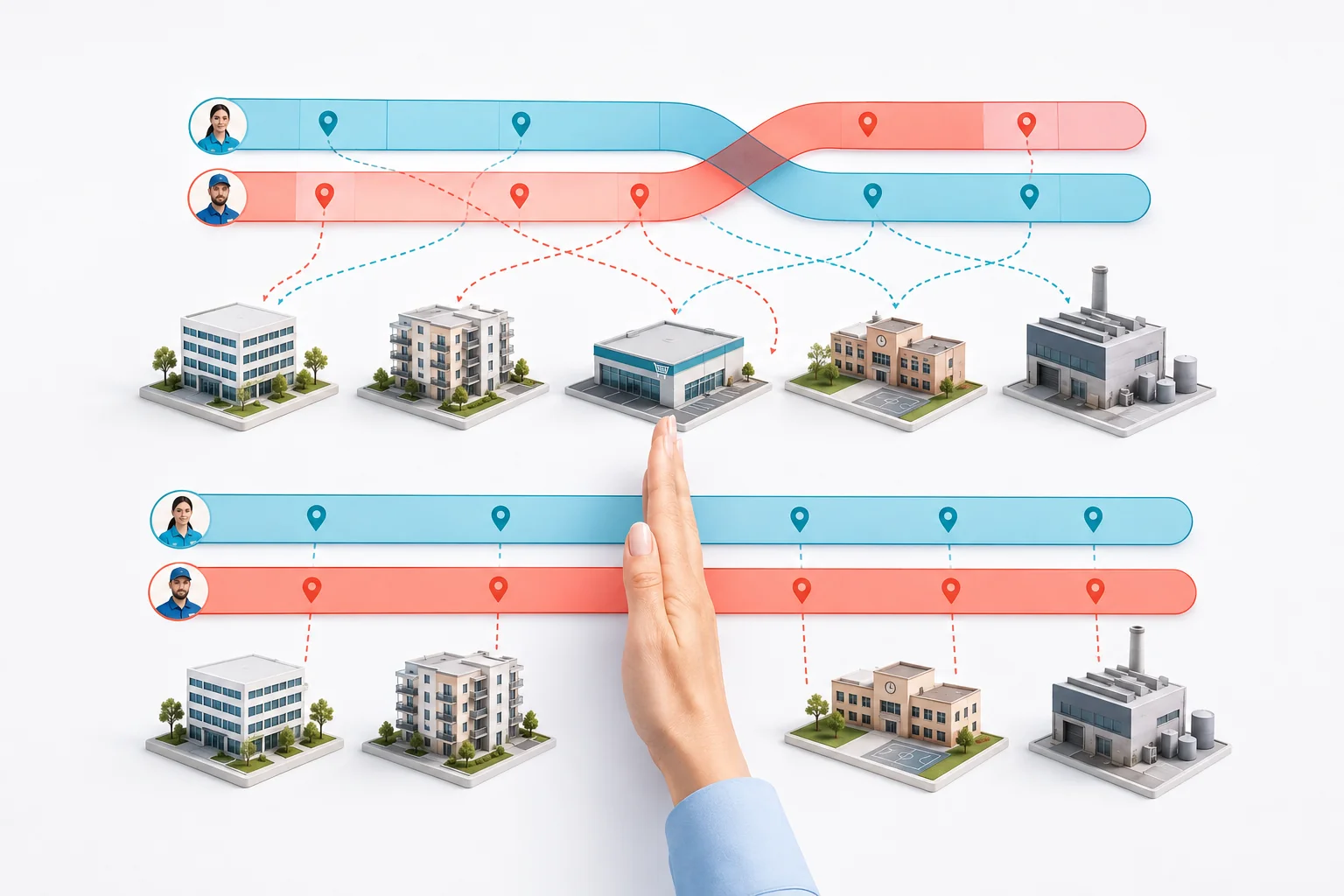 Illustration de l'article Comment éviter les conflits de planning entre plusieurs chantiers ?