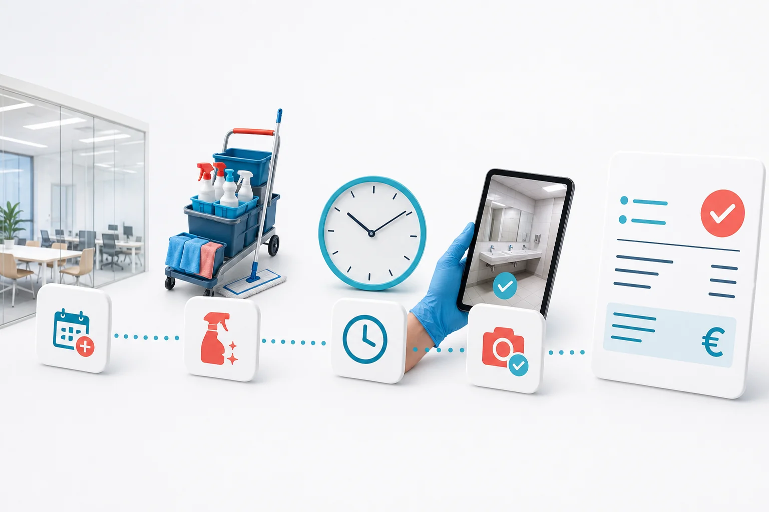 Illustration de l'article Comment facturer une prestation supplémentaire de nettoyage ?