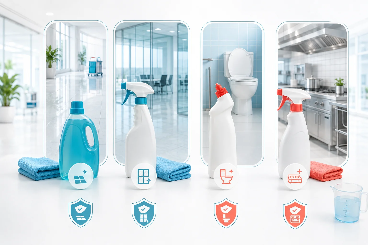 Illustration de l'article Comment choisir ses premiers produits de nettoyage professionnels ?