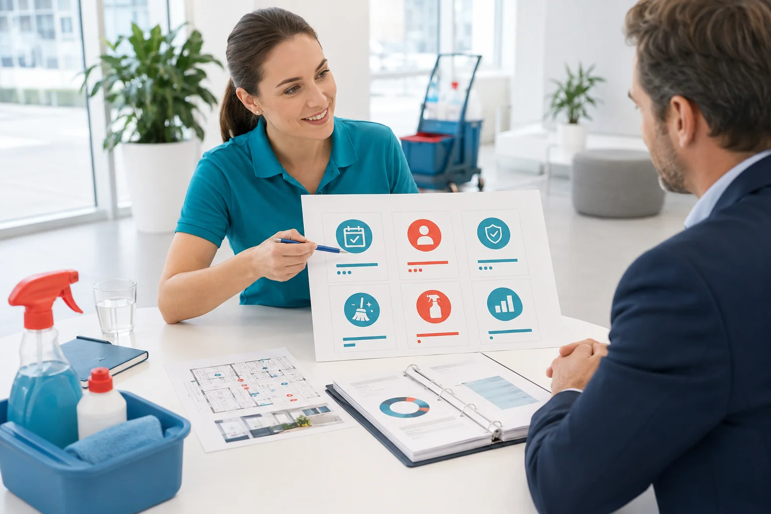 Illustration de l'article Comment professionnaliser son entreprise de nettoyage face aux grands groupes ?