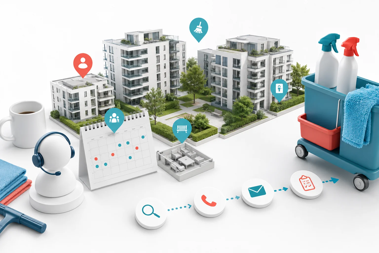 Illustration de l'article Comment prospecter des copropriétés pour une entreprise de nettoyage ?