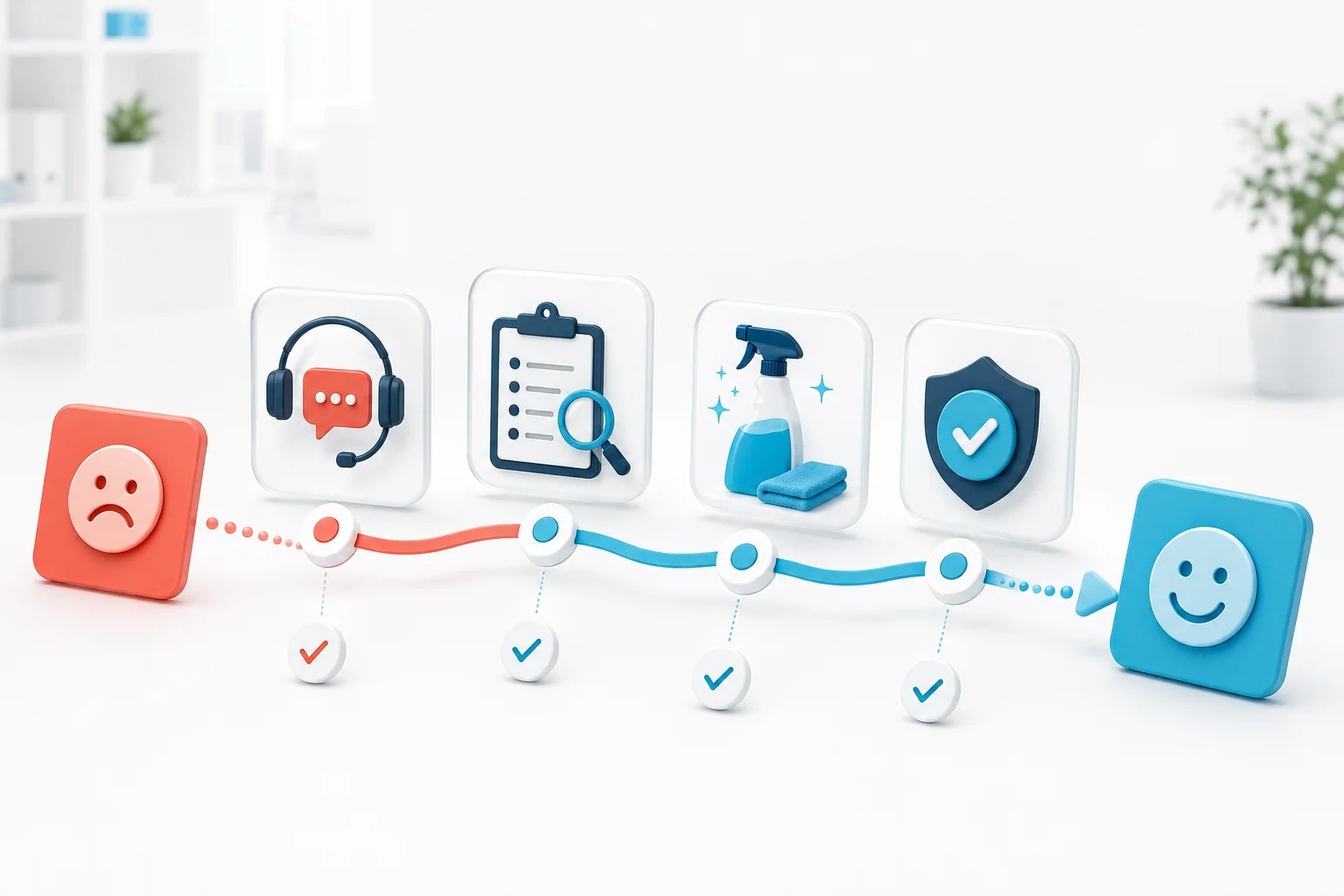 Illustration de l'article Comment réduire les réclamations clients dans le nettoyage professionnel ?