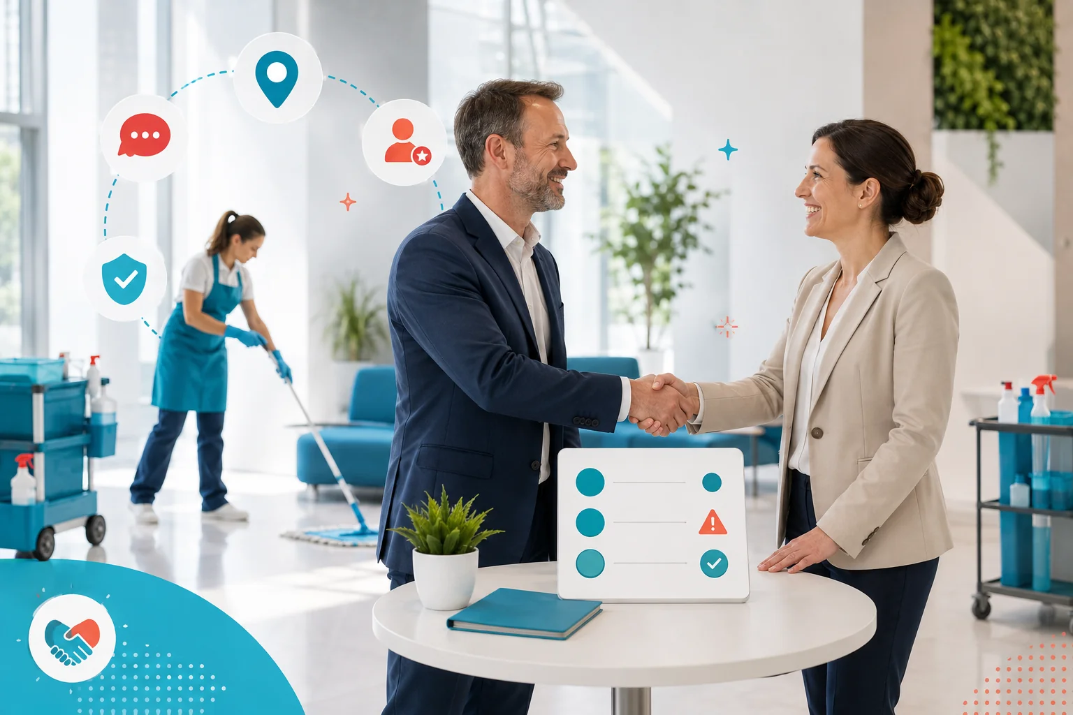 Suivi de la relation client pour une entreprise de nettoyage