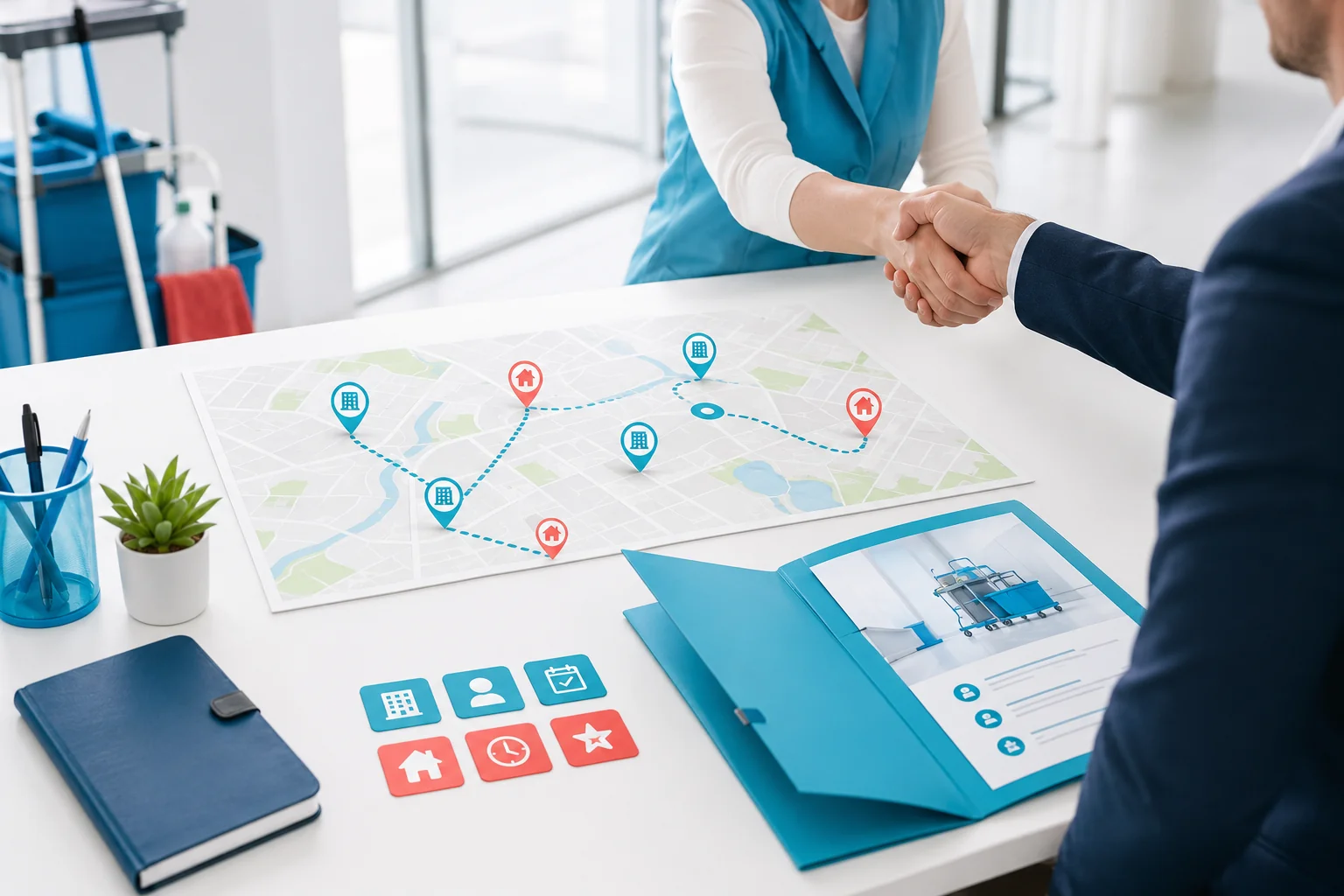 Illustration de l'article Comment trouver de nouveaux clients pour une entreprise de nettoyage ?